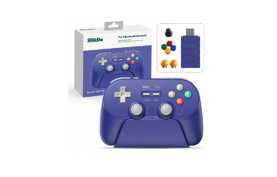 8BitDo Pro 3 Bluetooth Gamepad - Purple
